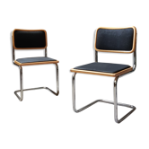Pair of chair Marcel Breuer Cesca B32