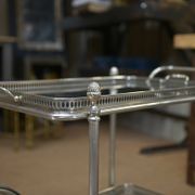 metal drinks trolley, France, 1960