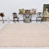 9x11 Pink & Beige Soft Wool Vintage Rug, 263x330Cm SK 33962