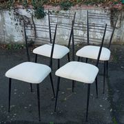Four chairs by Colette Gueden reupholstered from the 1950s/60s.