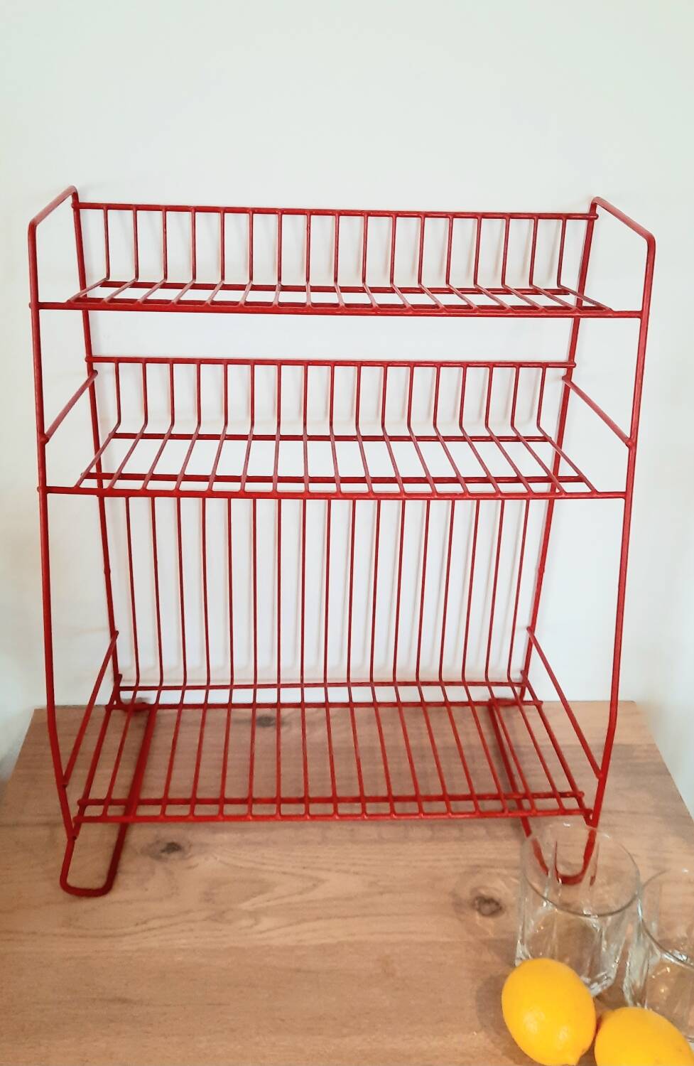 Vintage metal shelf