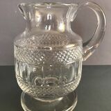 Cut crystal pitcher
