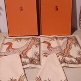Hermes centerpiece and napkin