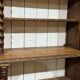 Bibliothèque de boiserie en chêne et sapin début XXème