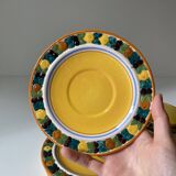 Della Robbia Italian ceramic cup 1950