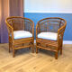 Bamboo armchairs
