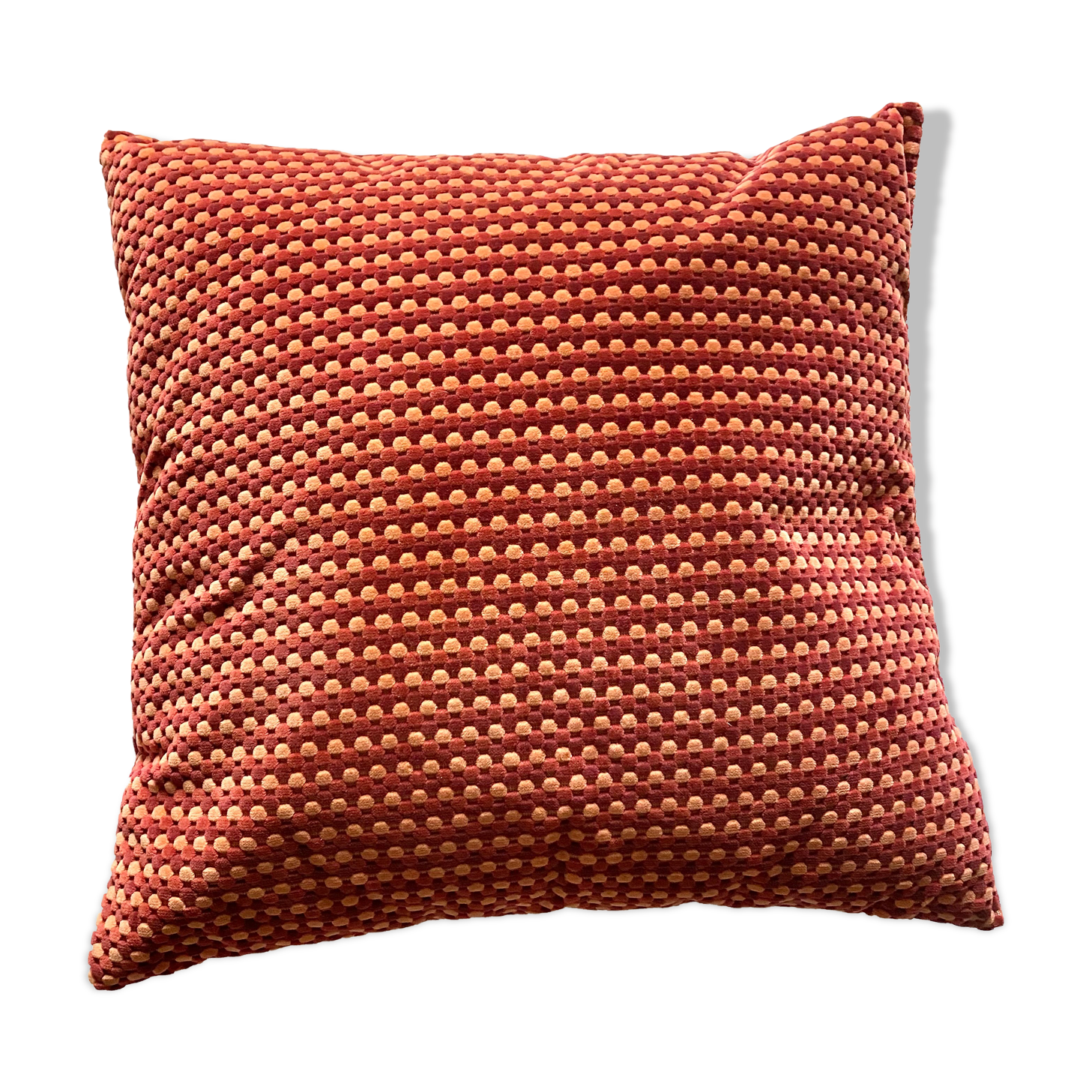 Coussin en velours vintage