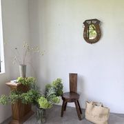 Brutalist handcrafted mirror "horse"