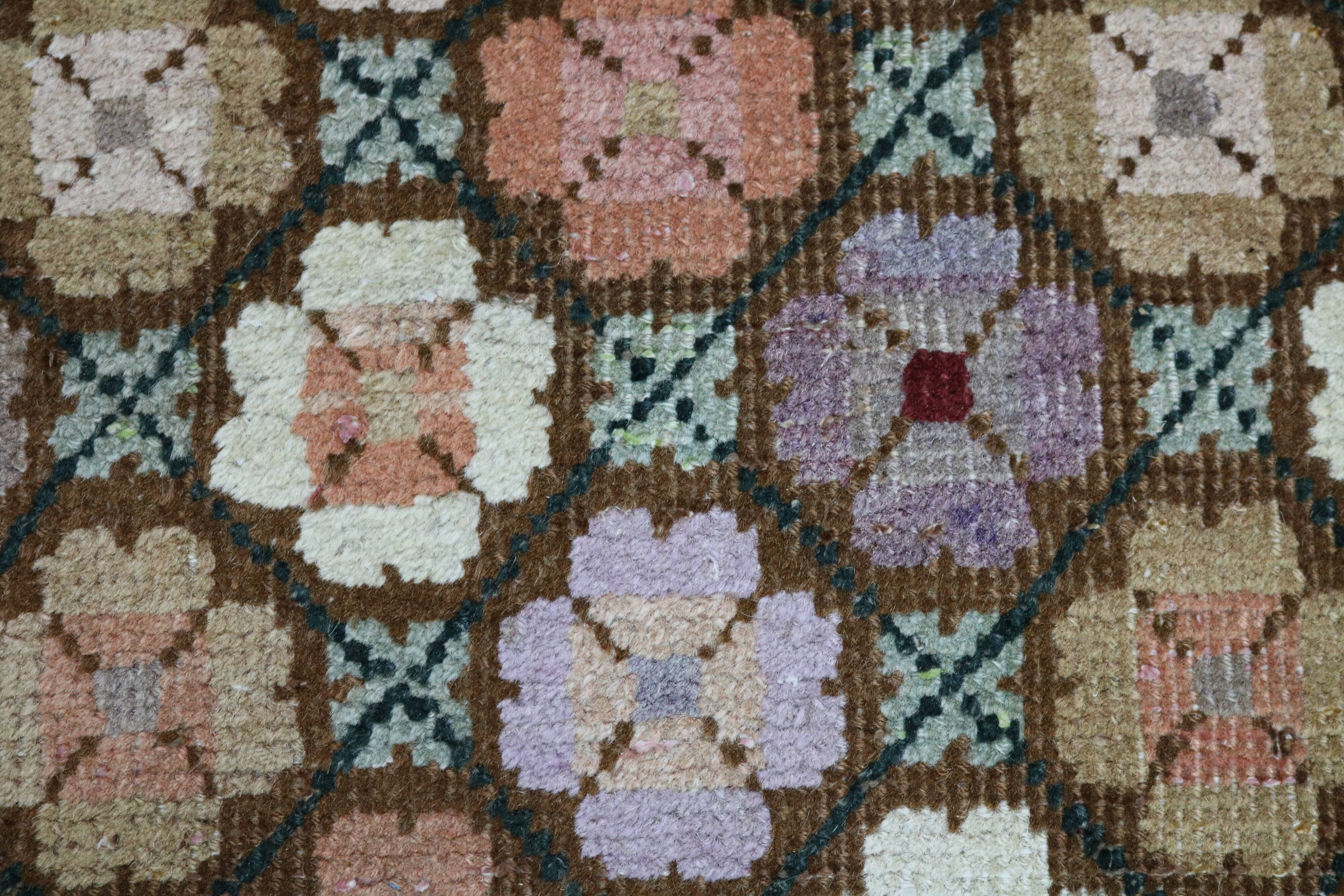 Antique handmade chinese ningxia rug