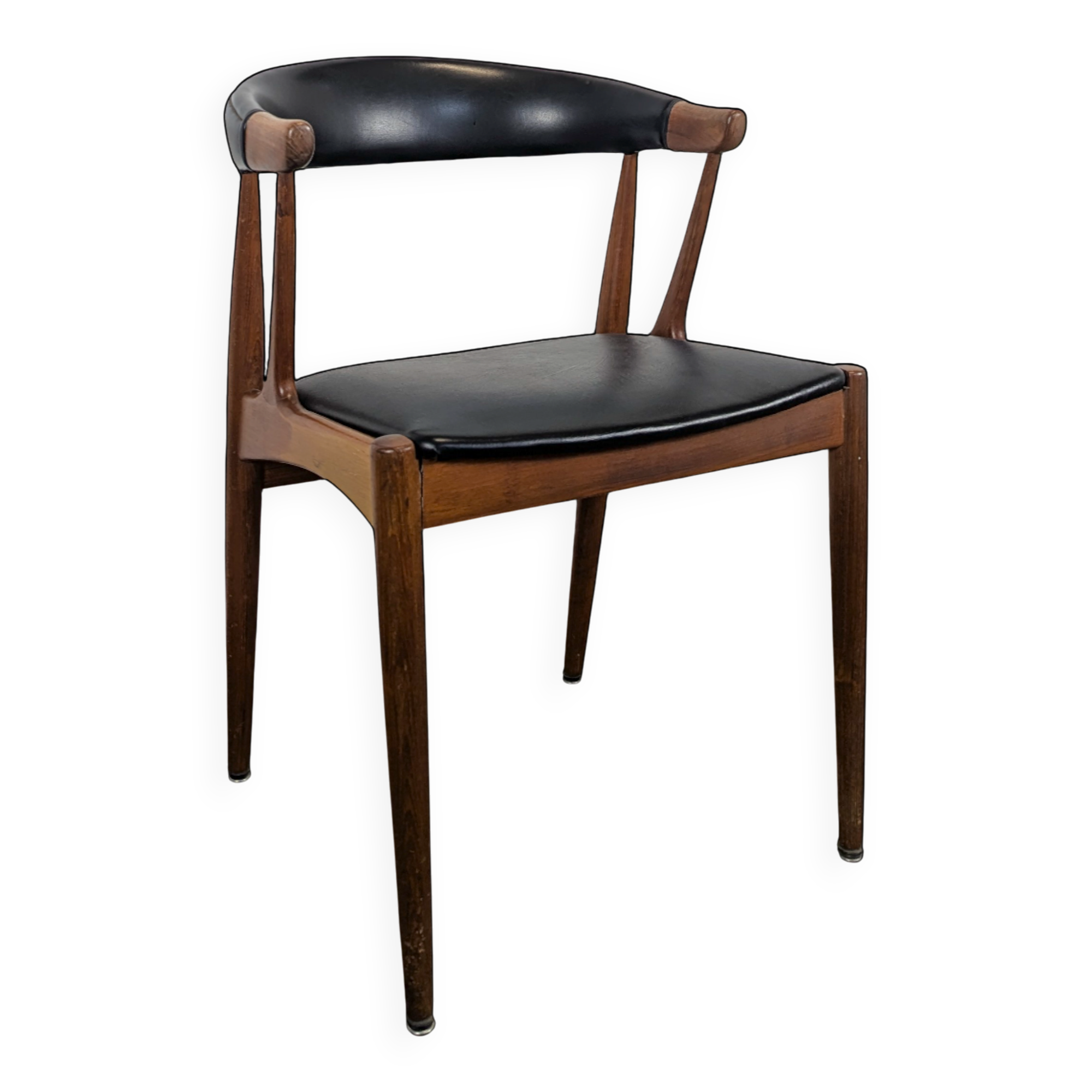Fauteuil scandinave en teck de Johannes Andersen Modèle BA113