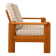 Fauteuil moderniste en pin années 1970