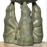 Attr. to ROCHARD or CARVIN - Art Deco Lamp / Night Light