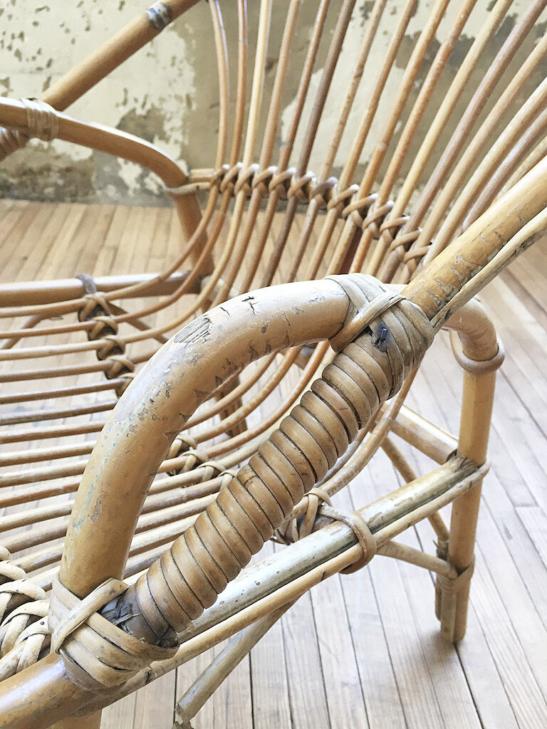 Armchair child rattan