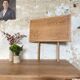 Vintage farmhouse table in solid oak.