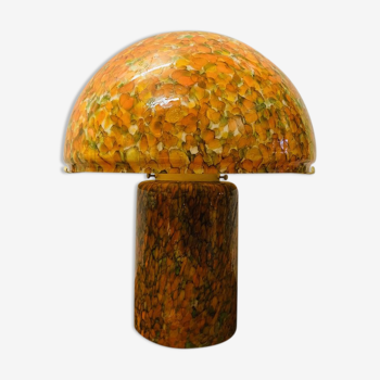 Lampe champignon orange de Peill et Putzler, années 1970