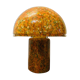 Orange mushroom lamp from Peill and Putzler, 1970s