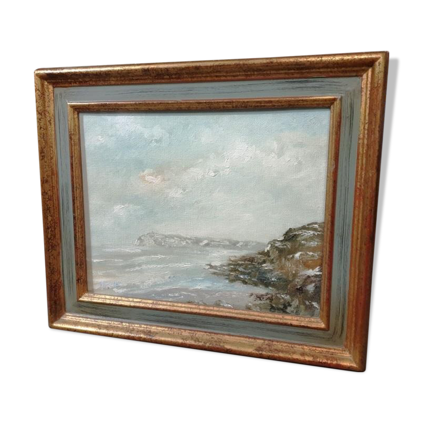 Table - Oil on canvas - Marine