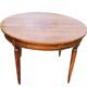 Table ronde avec rallonges
