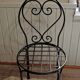 Vintage wrought iron chairs