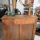 Vintage green almond Parisian buffet
