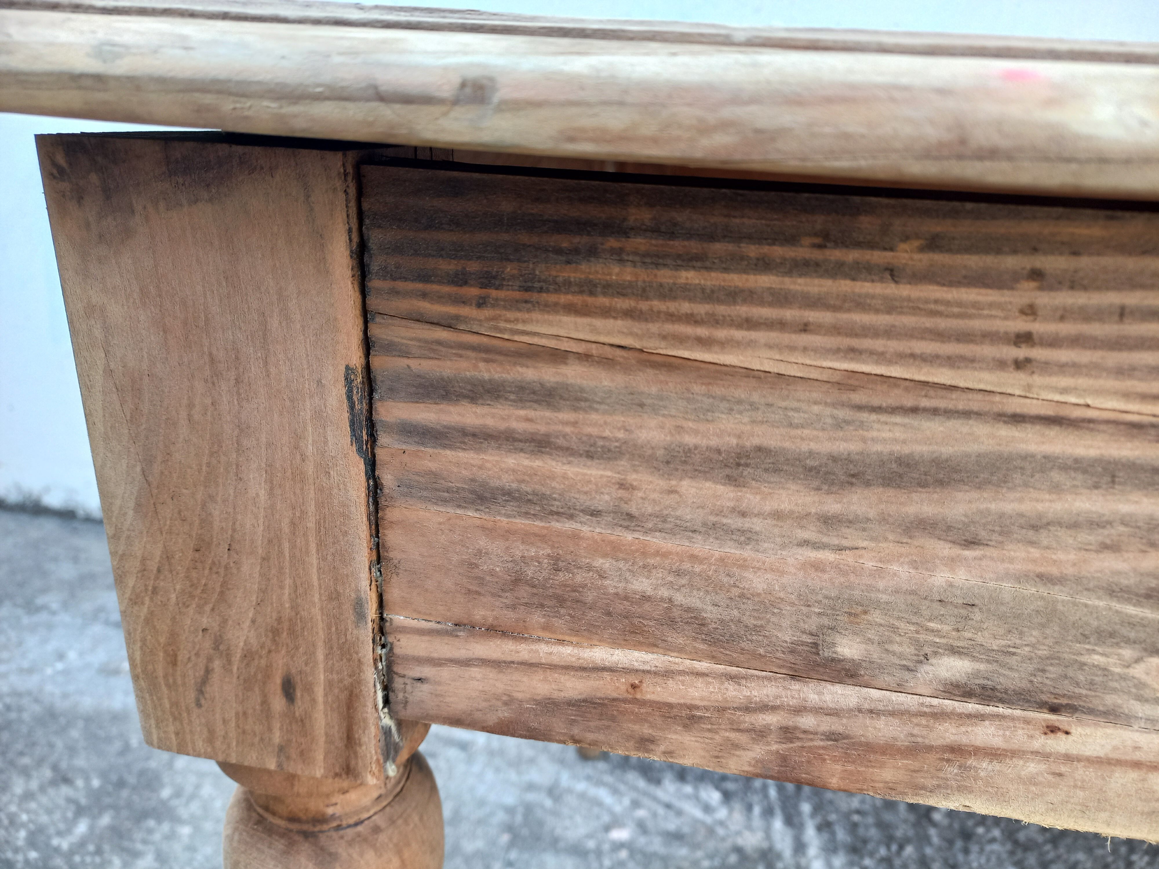 Table de ferme ancienne 200 cm