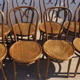 Set of 14 bistro chairs