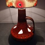 Ceramic floor lamp from the 70s