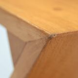 4 Zig Zag Ashwood Modernist Chairs after design Gerrit Rietveld, De Stijl 1930's