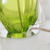 Val Saint Lambert crystal lamp base