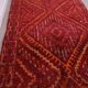 Red Vintage Moroccan Rug 193 x 400 cm - Berber Wool Rug - Handmade Rug Boho