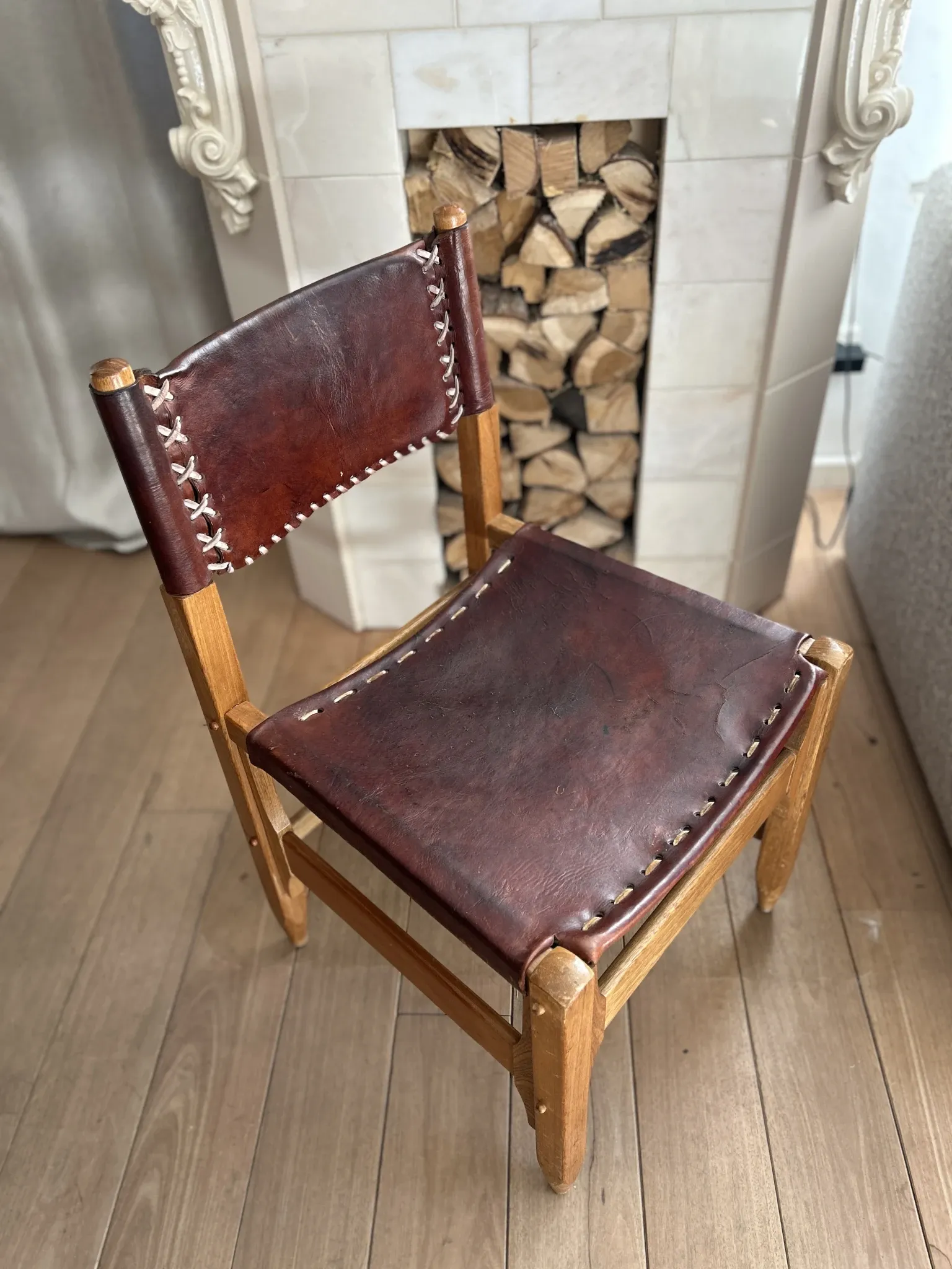 Vintage brutalist chair