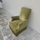 Fauteuil crapaud en velours d'époque napoléon III 19éme