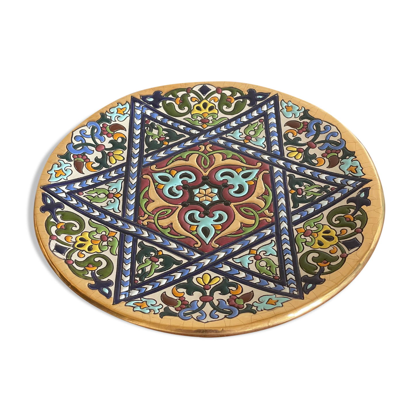 Ceramic plate Seville