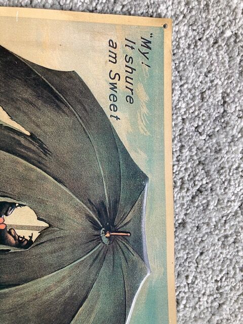 Enamelled plate tobacco vintage