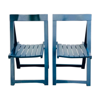 Two folding chairs 60s/70s