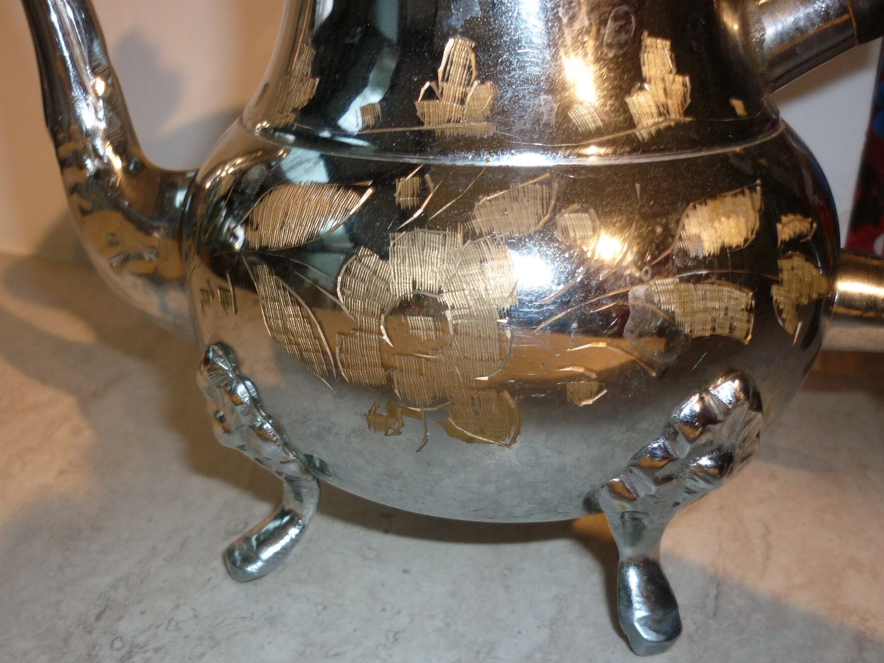 Metal and Bakelite teapot