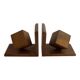 Paire de serres-livres Cubes