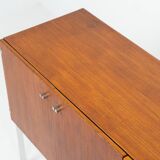 Modernist sideboard in teak (Belgium, 1950s).