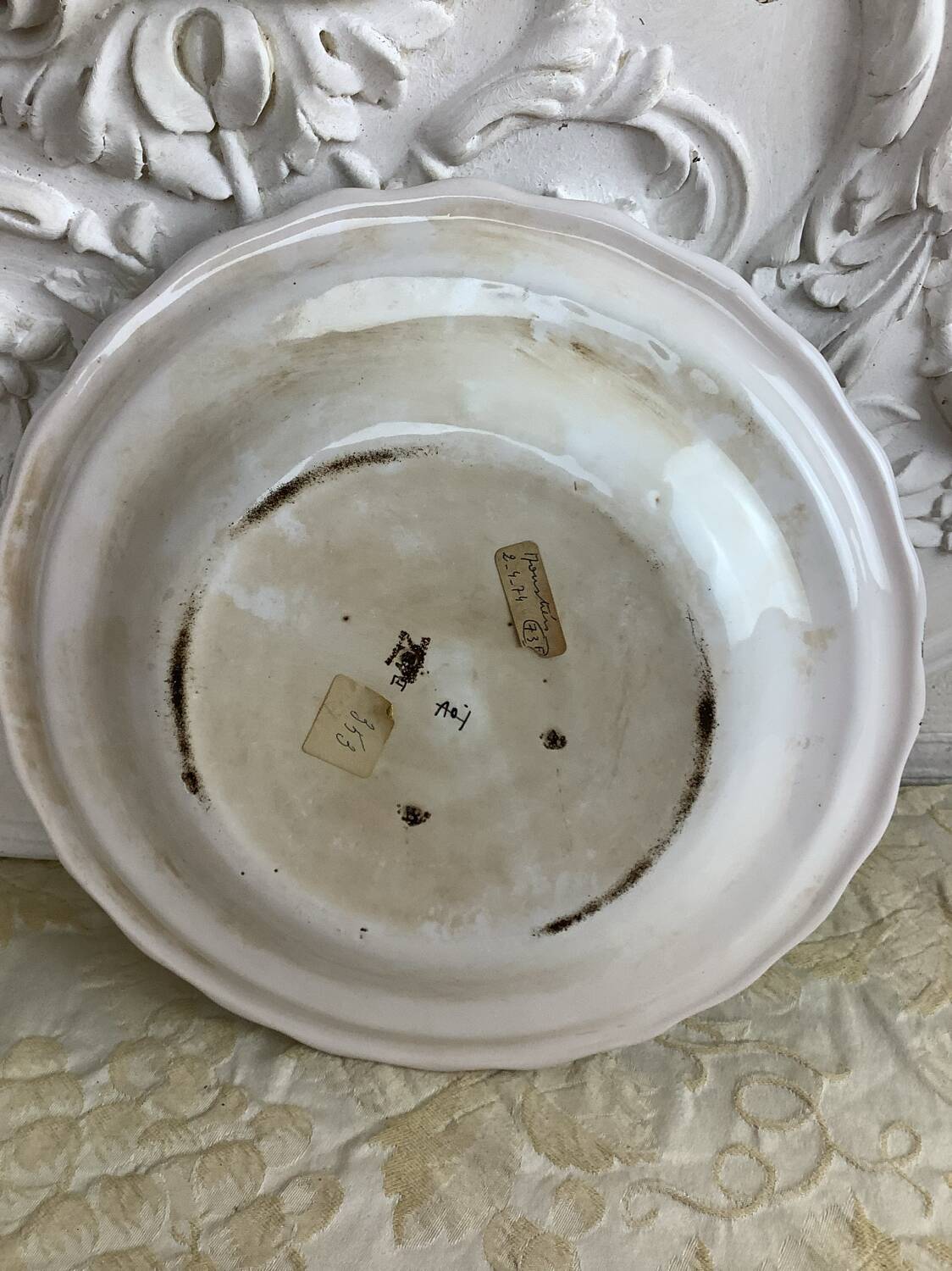 Decorative Plate Moustiers France