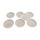 Set of 7 beaded plates