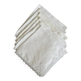 Lot de 6 serviettes de tables anciennes