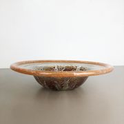 German Glass Bowl by Karl Wiedmann for WMF Ikora, 1930s Baushaus Art Deco