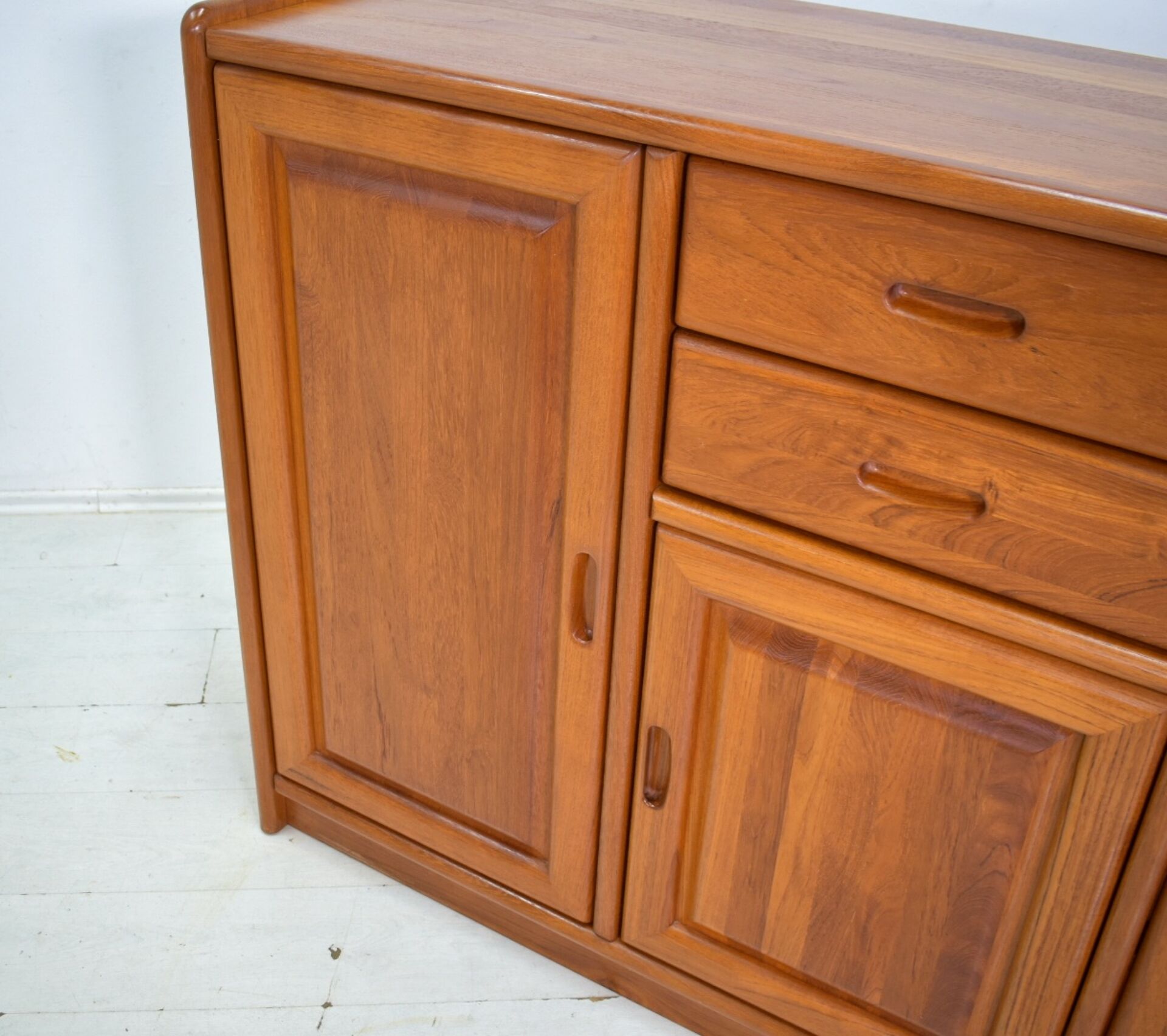 Sideboard by Dyrlund 1970s skandinavian solid Teak Danish