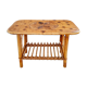 Coffee table in rattan marquetry 1960