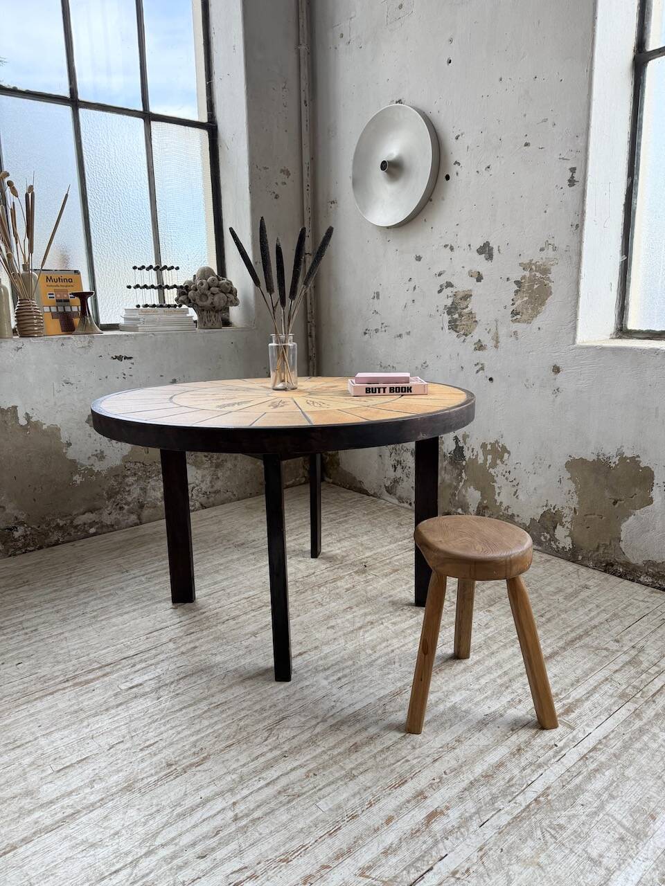 Herbier Capron ceramic dining table