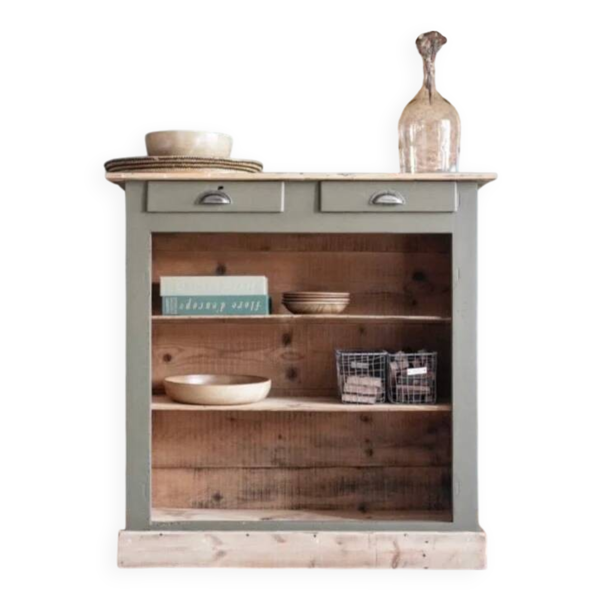 Parisian green museum buffet