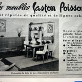 Gaston Poisson teak dining table