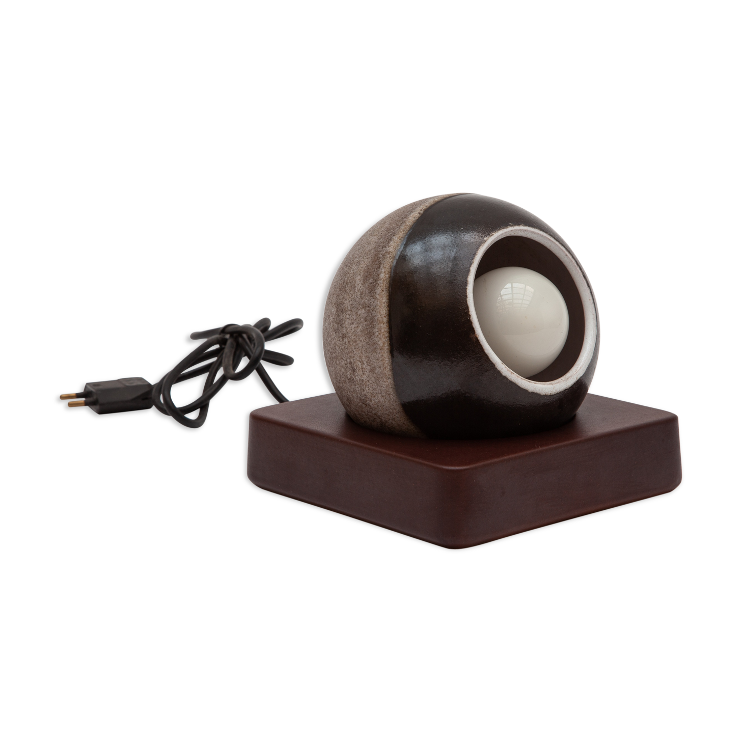 Vintage ceramic globe lamps