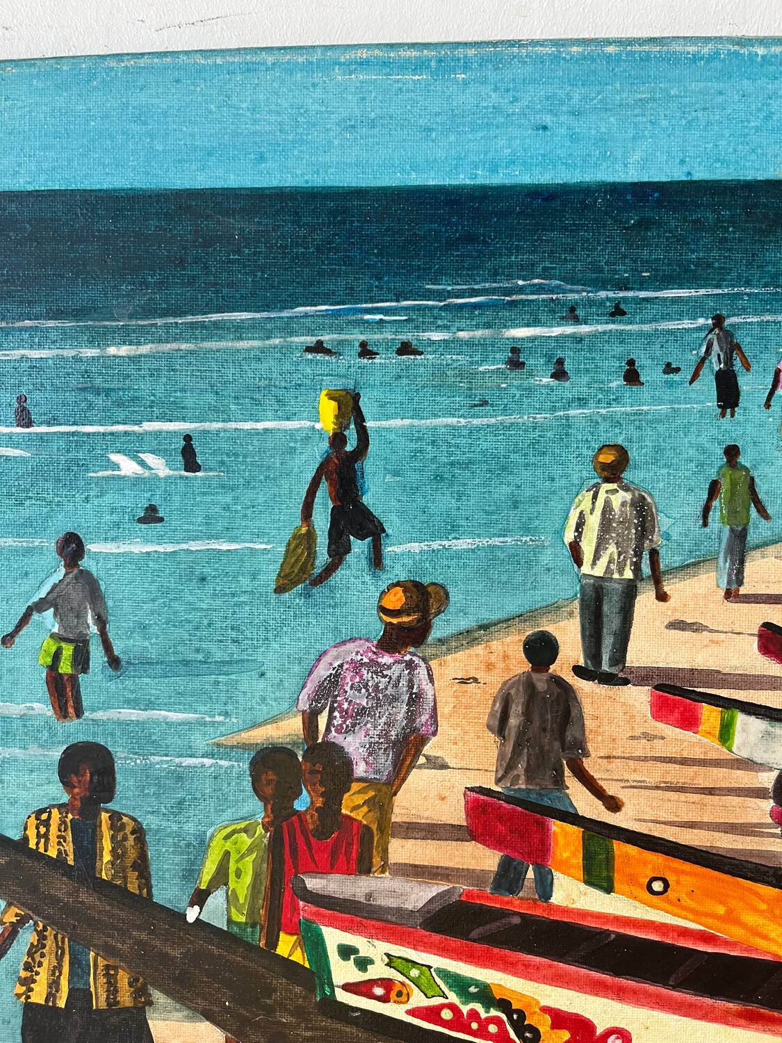 Seaside in Senegal, signed Bounama Yade 08