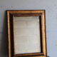 Miroir ancien en bois doré 42x52cm